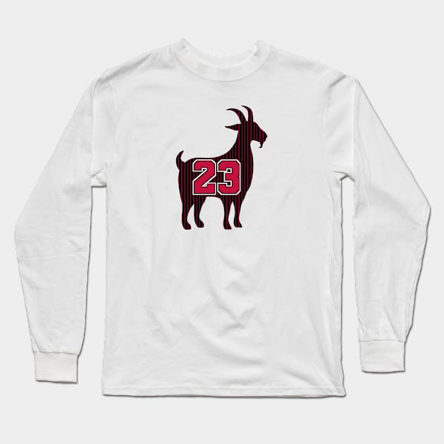 MJ Goat Bulls Long Sleeve T-Shirt by StadiumSquad